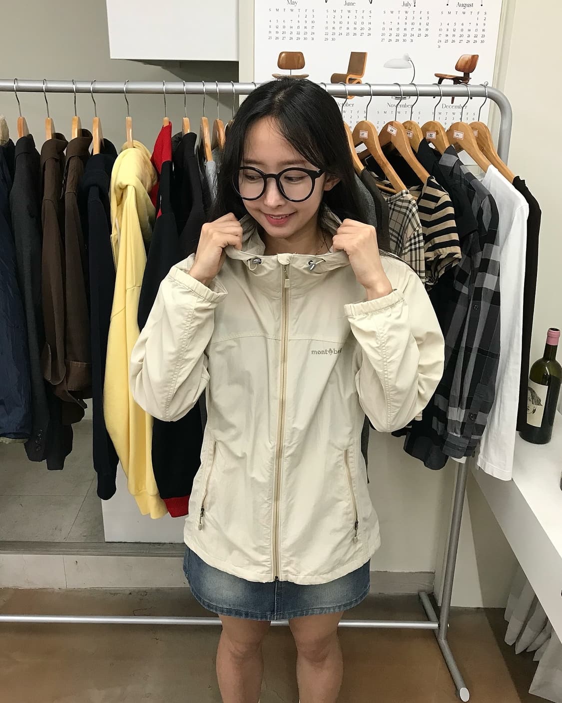 몽벨 후드 바람막이 자켓 상품이미지6