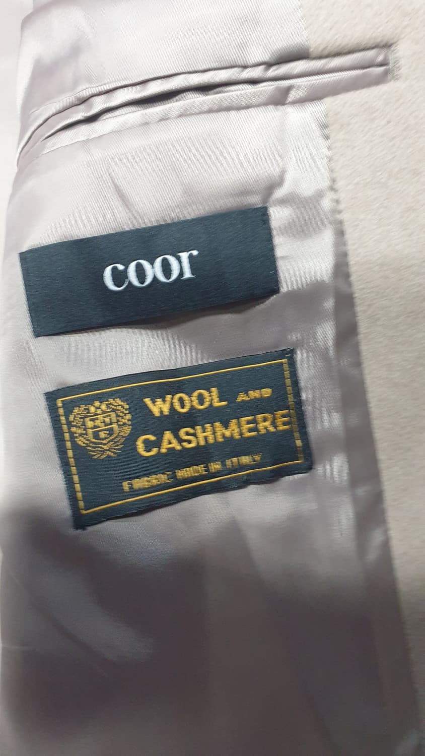 쿠어 베이지색롱코트 상품이미지6