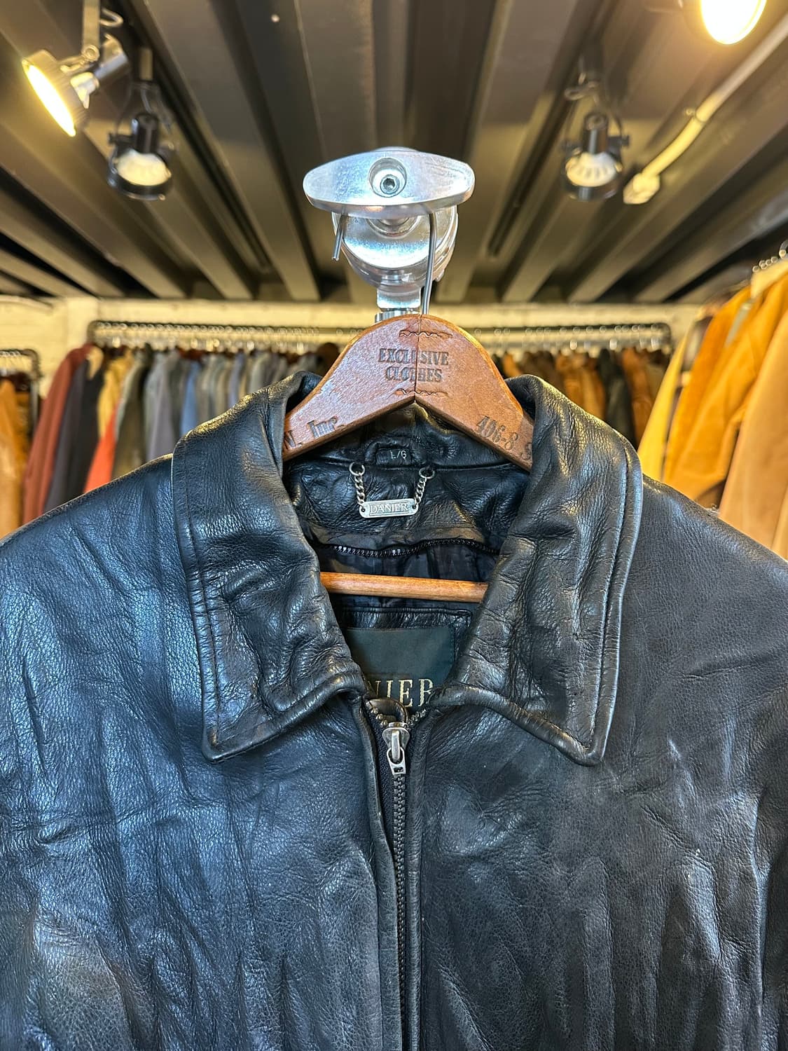 헤비 리얼 레더 플라이트 가죽 자켓 상품이미지3