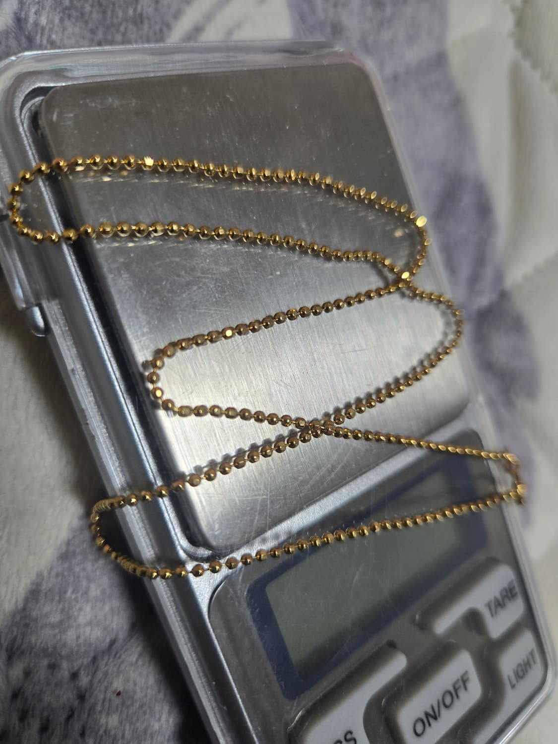 18k 볼 목걸이 41,5센티 상품이미지3