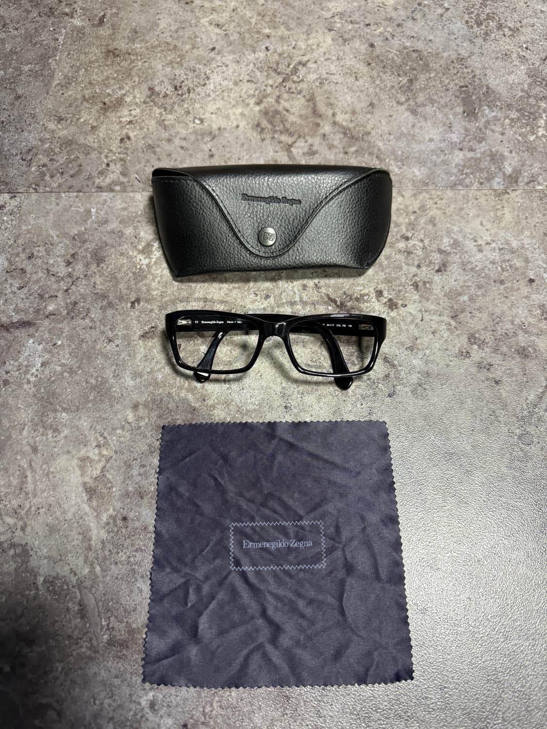 에르메네질도 제냐 뿔테 안경 상품이미지1