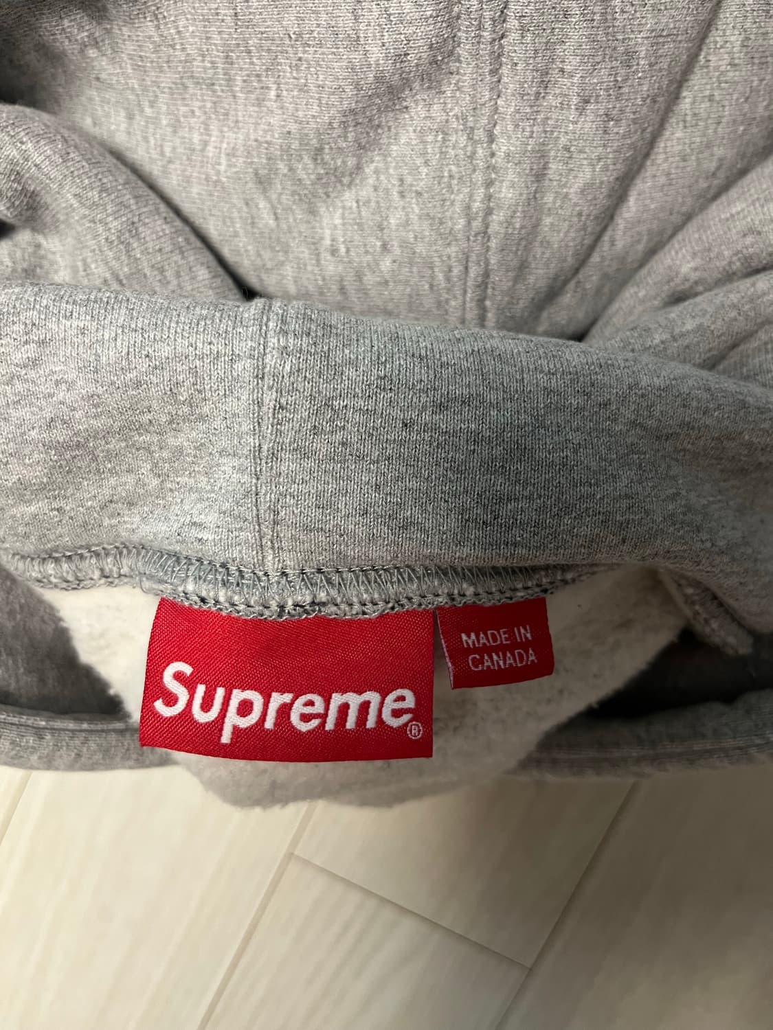 L ) 슈프림 S로고 후면 배색 후드티 상품이미지3