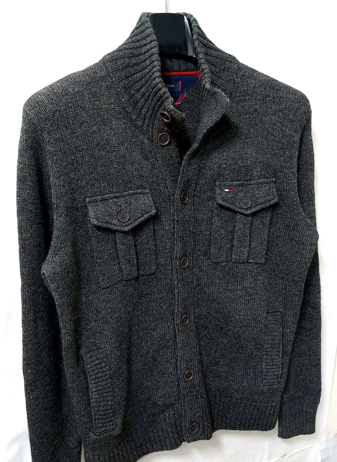 타미힐피거 램스울 니트 자켓 105 상품이미지9