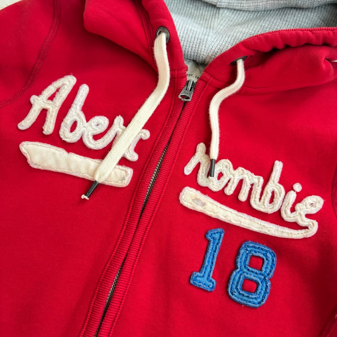 아베크롬비 빈티지 후드집업 자켓 XS 상품이미지5