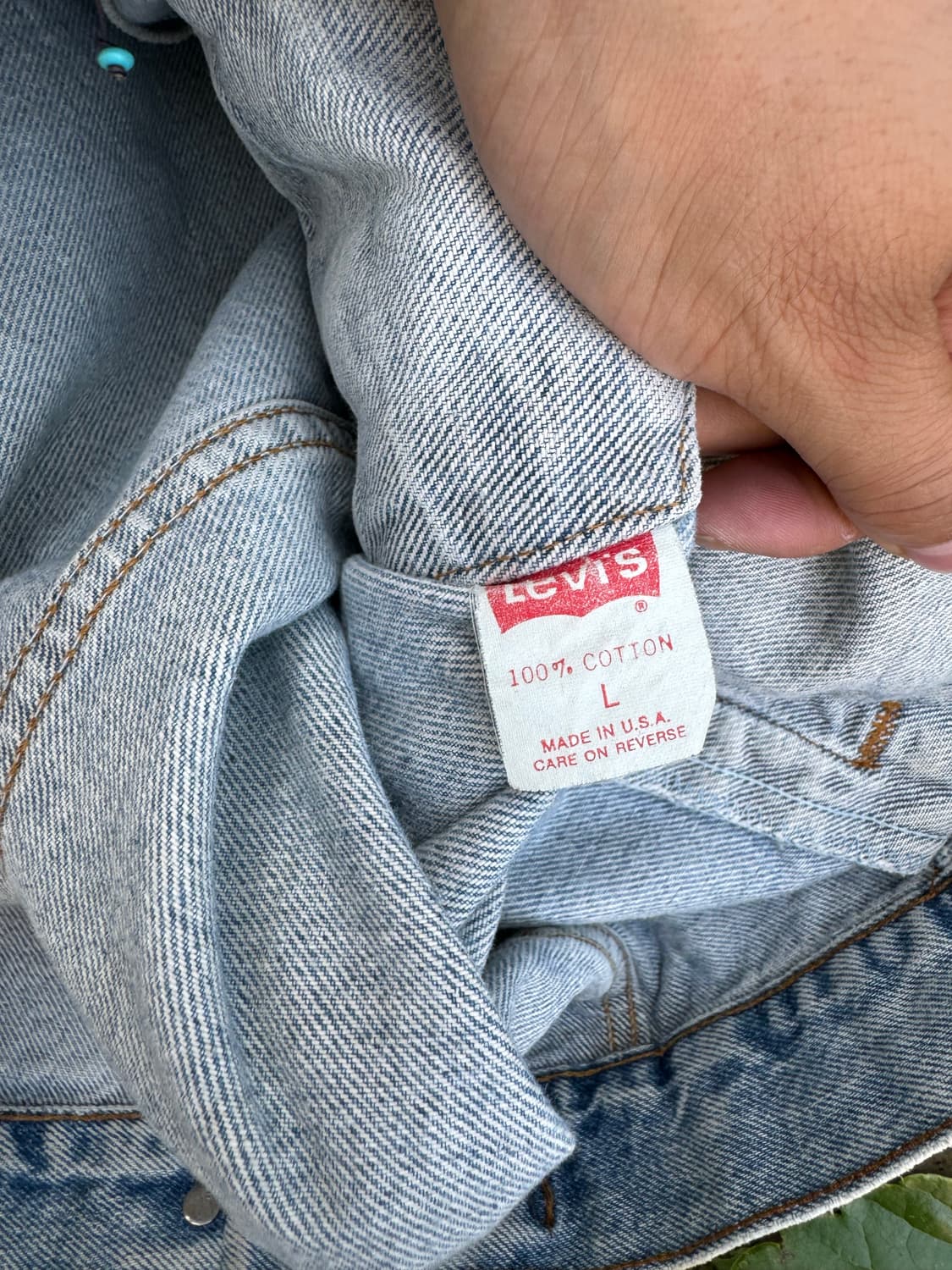 80s levis 리바이스 3rd 하드페이딩 usa 데님 트러커 자켓 상품이미지9