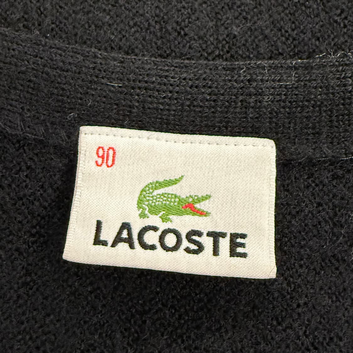 [정품/90] 라코스테 블랙 가디건 b14 상품이미지5