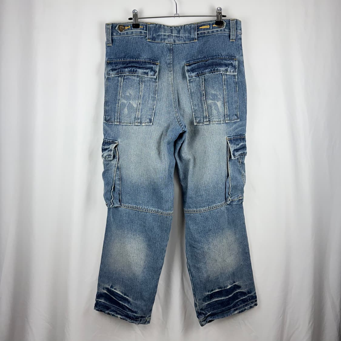 (F) 빈티지 카고 데님 팬츠 상품이미지4