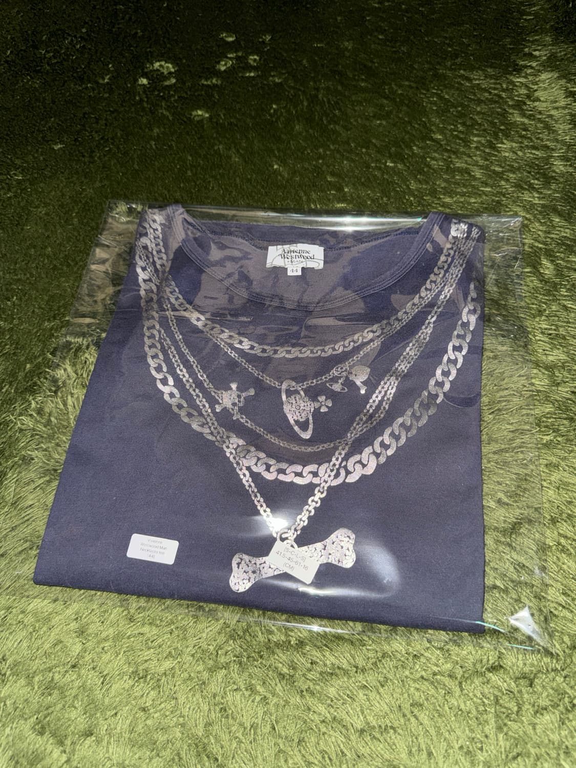 [44] 비비안웨스트우드 맨 Made in Japan 체인 티셔츠 상품이미지10