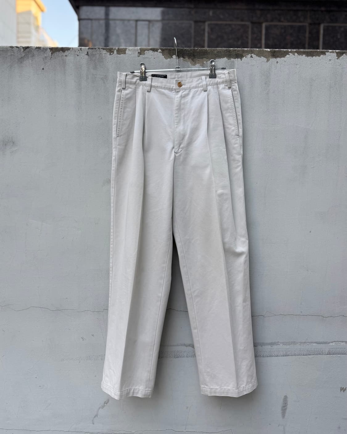 맥그리거 크림 투턱 트라우저 상품이미지1