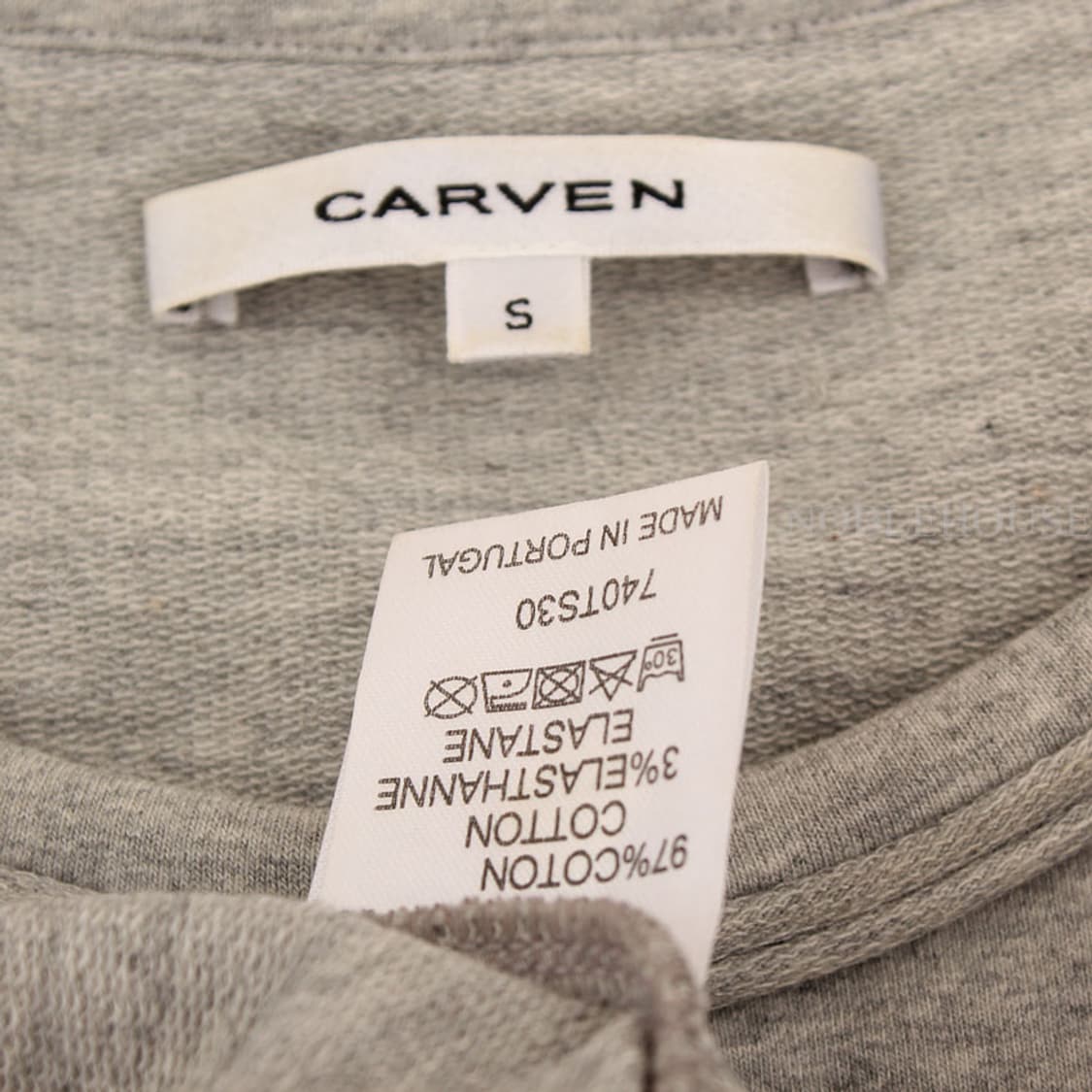 까르벵 멜란지그레이 러플 상의(S) 상품이미지4