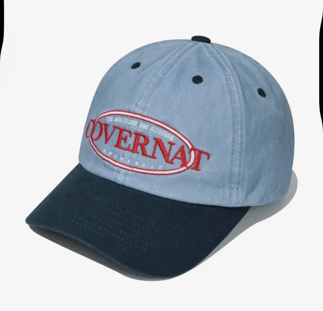 커버낫 빈티지 로고 볼캡 블루 상품이미지1