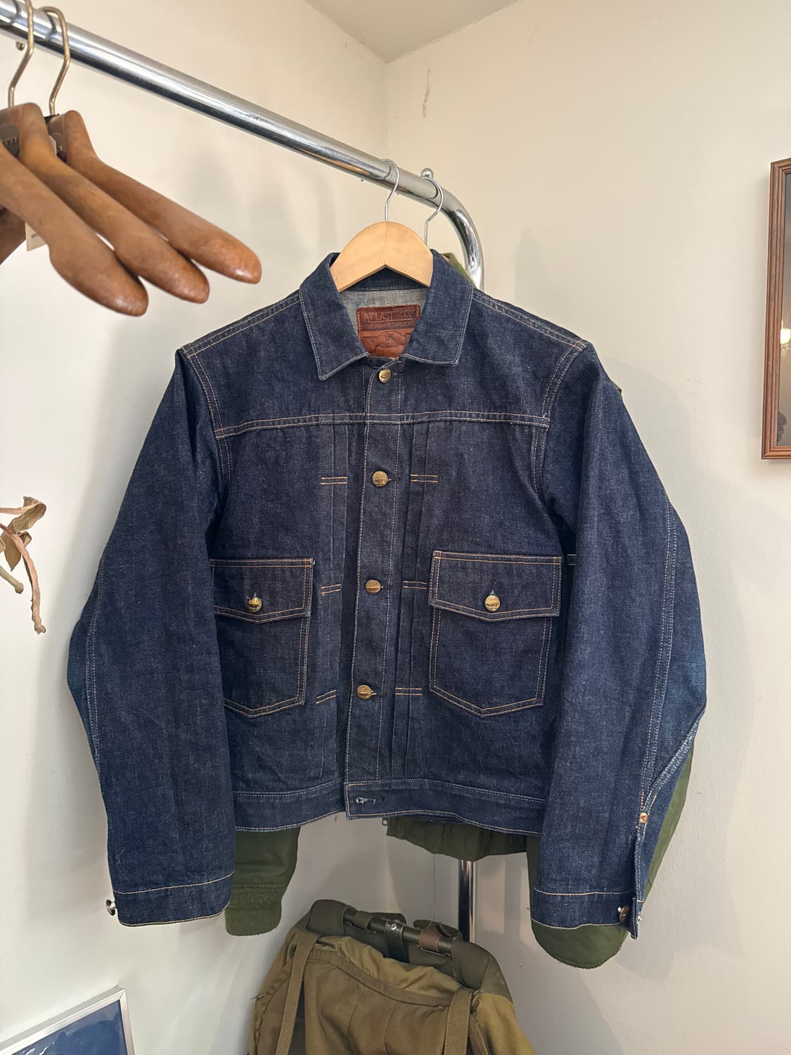 타임원클로딩 엣라코 161 자켓 지쟌 38 셀비지데님 상품이미지1