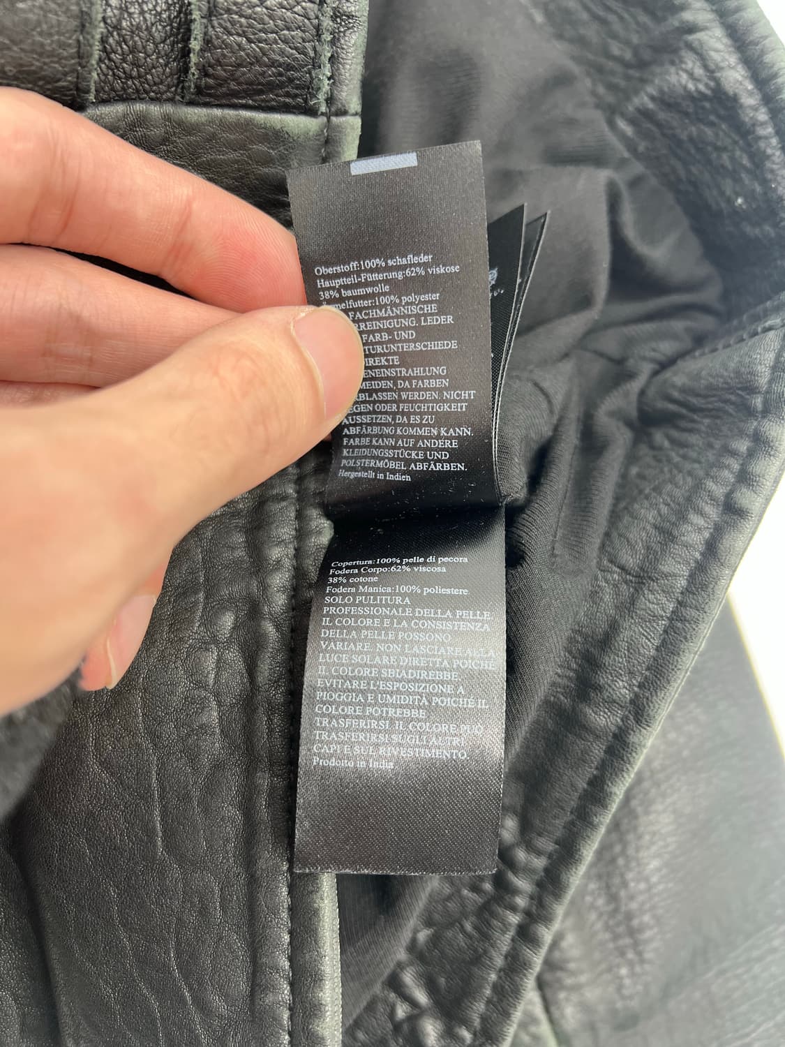 올세인츠 양가죽 레더자켓 상품이미지8