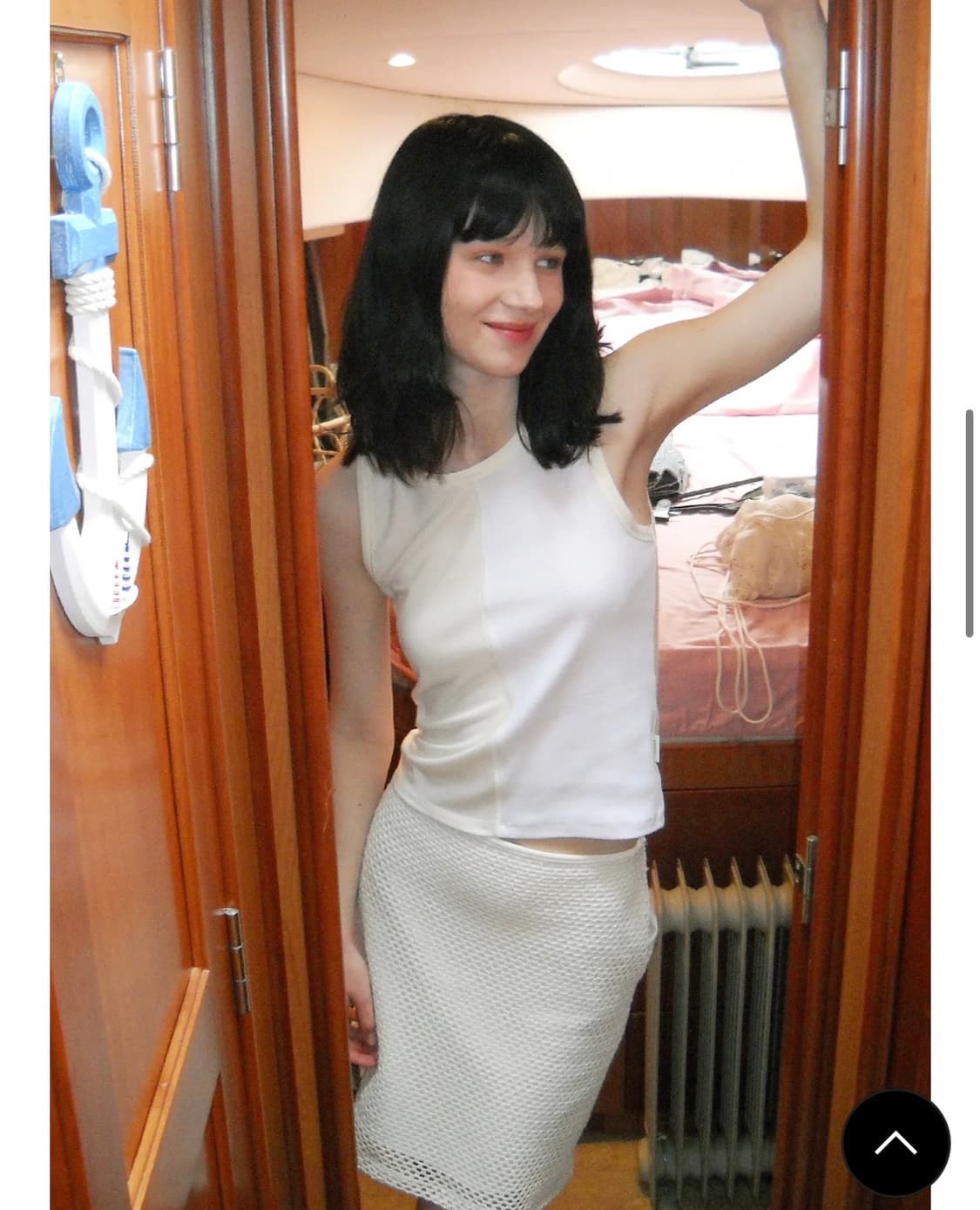 페스토 HALF AND HALF SLEEVELESS TOP DOVE 상품이미지5
