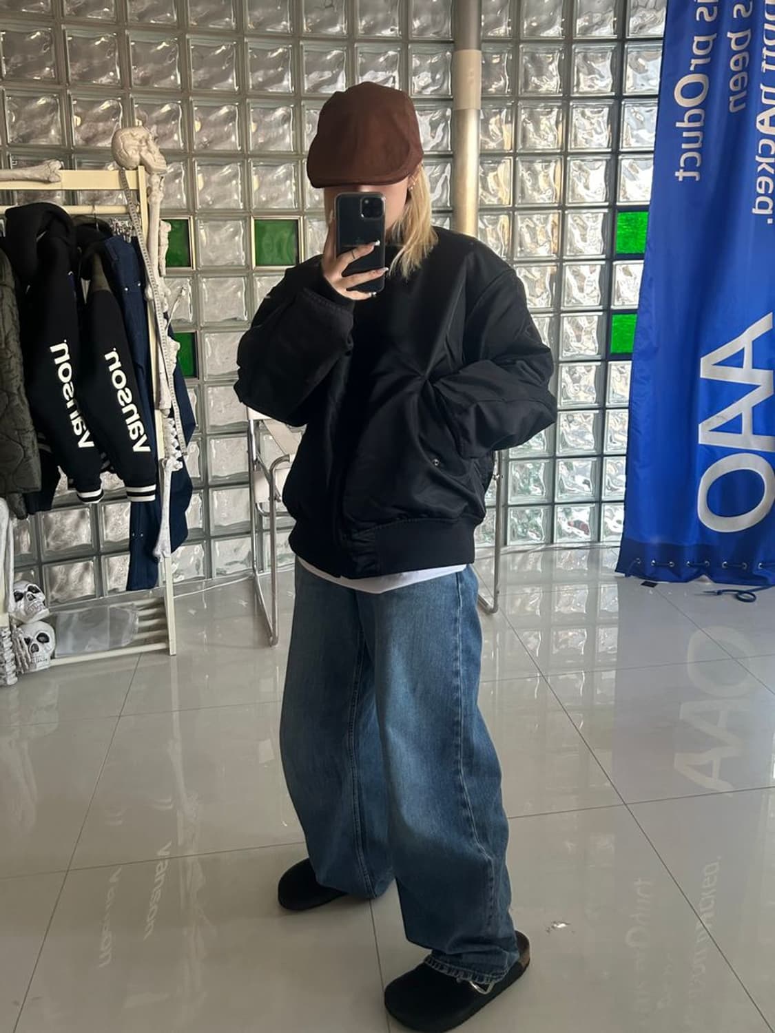 REVERSIBLE BLOUSON 리버시블 블루종 상품이미지1