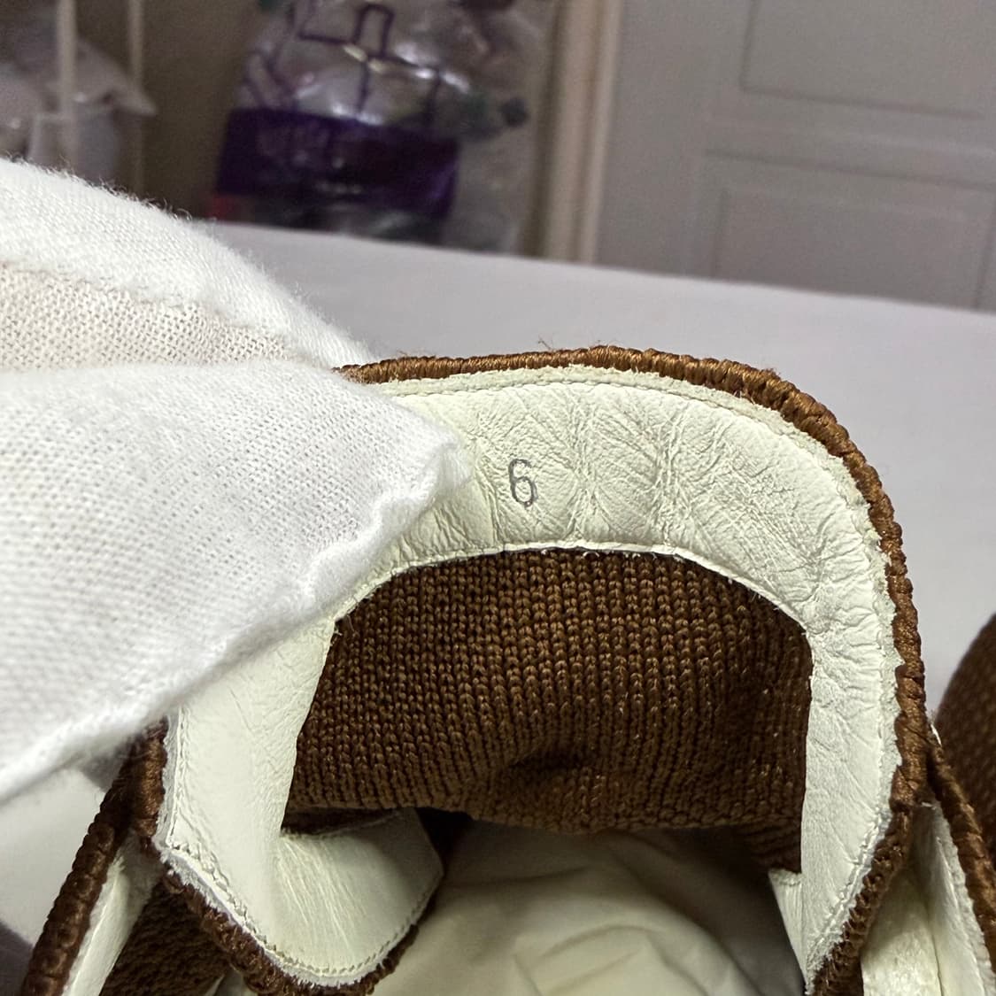 키톤 니트 핏 러닝 슈즈 스니커즈 브라운 상품이미지8