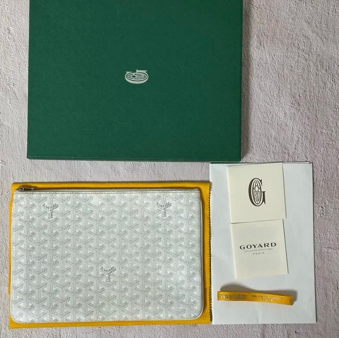 [MM] 고야드 세나 클러치 스페셜화이트 상품이미지7