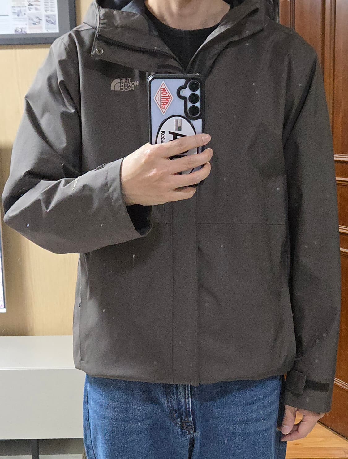 (착샷) 노스페이스 바람막이 시티 트리클라이메이트 자켓 상품이미지9