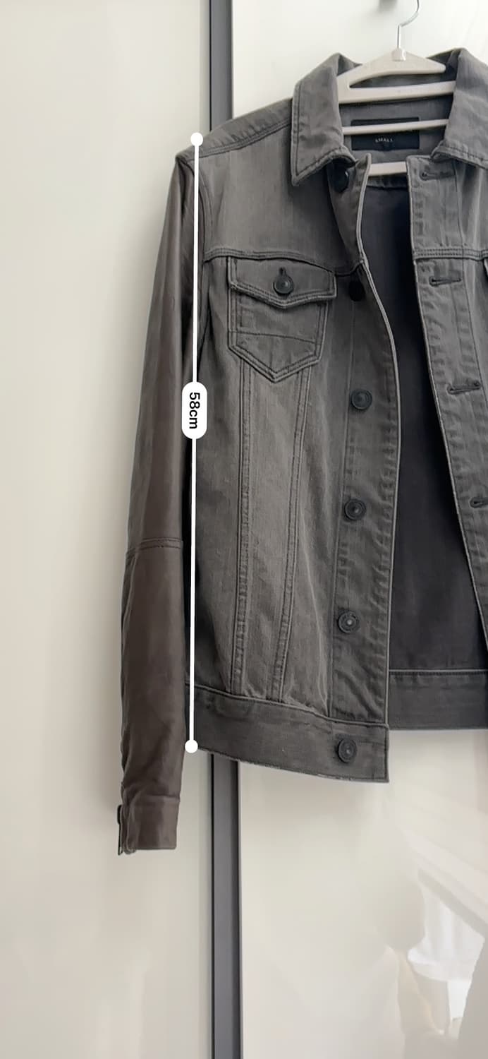 ALL SAINTS 그레이 데님 자켓 상품이미지6