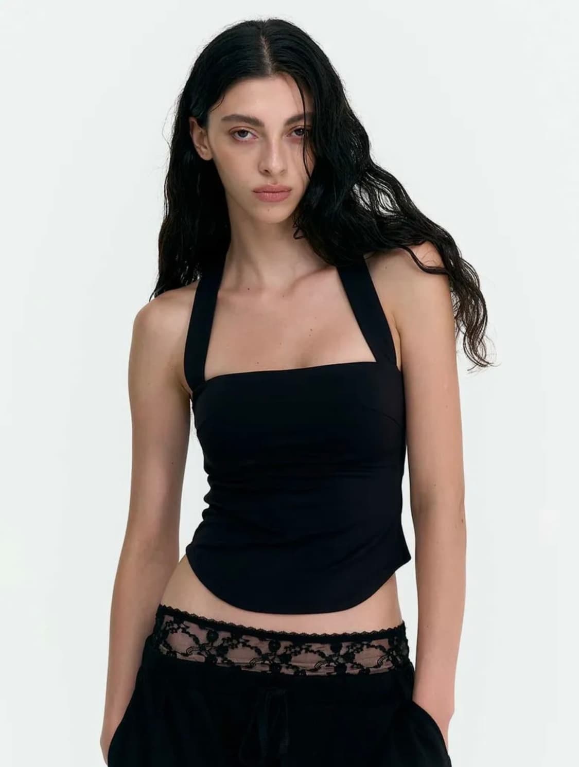 2000아카이브스 CONTOUR CROSS BACK TANK BLACK 상품이미지1