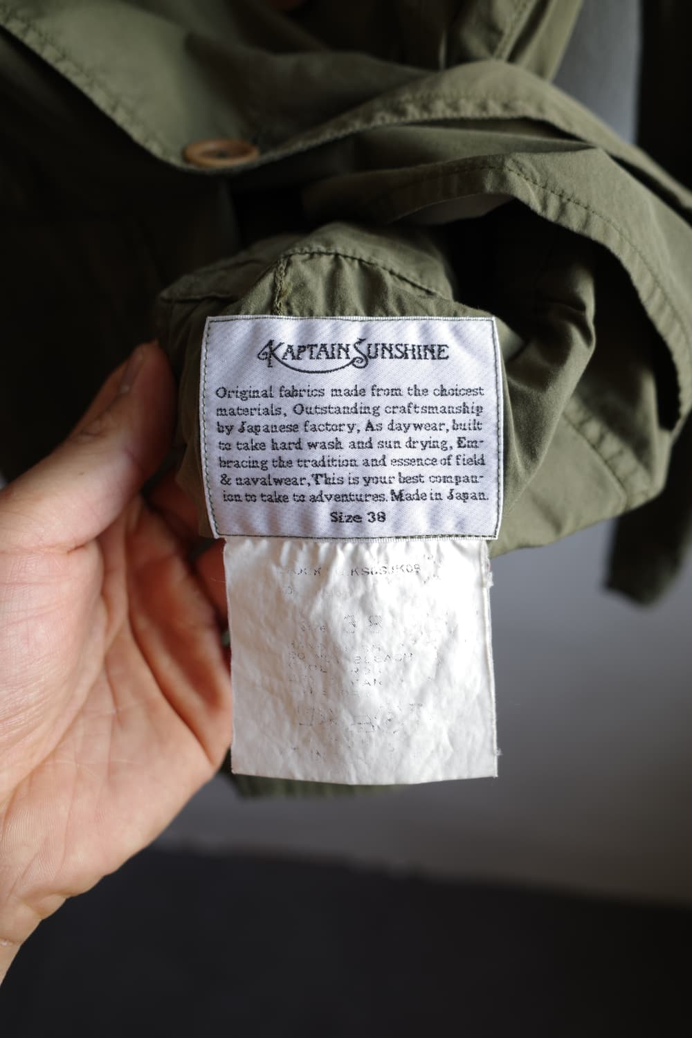 캡틴선샤인 필드 랩 더블 브레스티드 자켓 상품이미지7