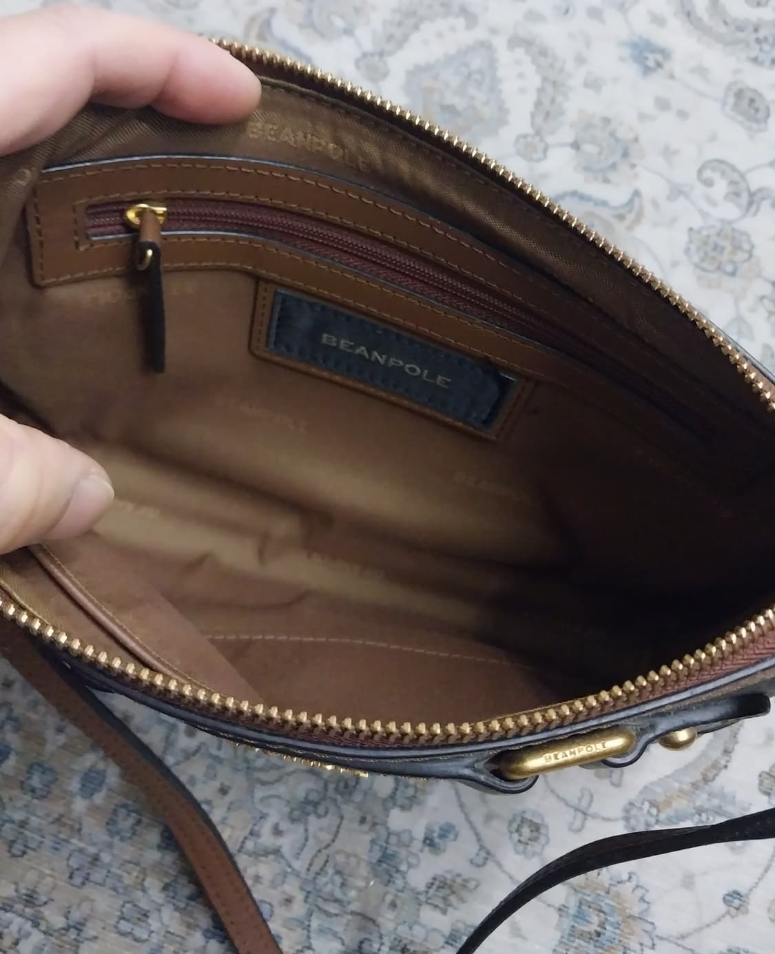 빈폴 미니 체크 숄더백 F 상품이미지4