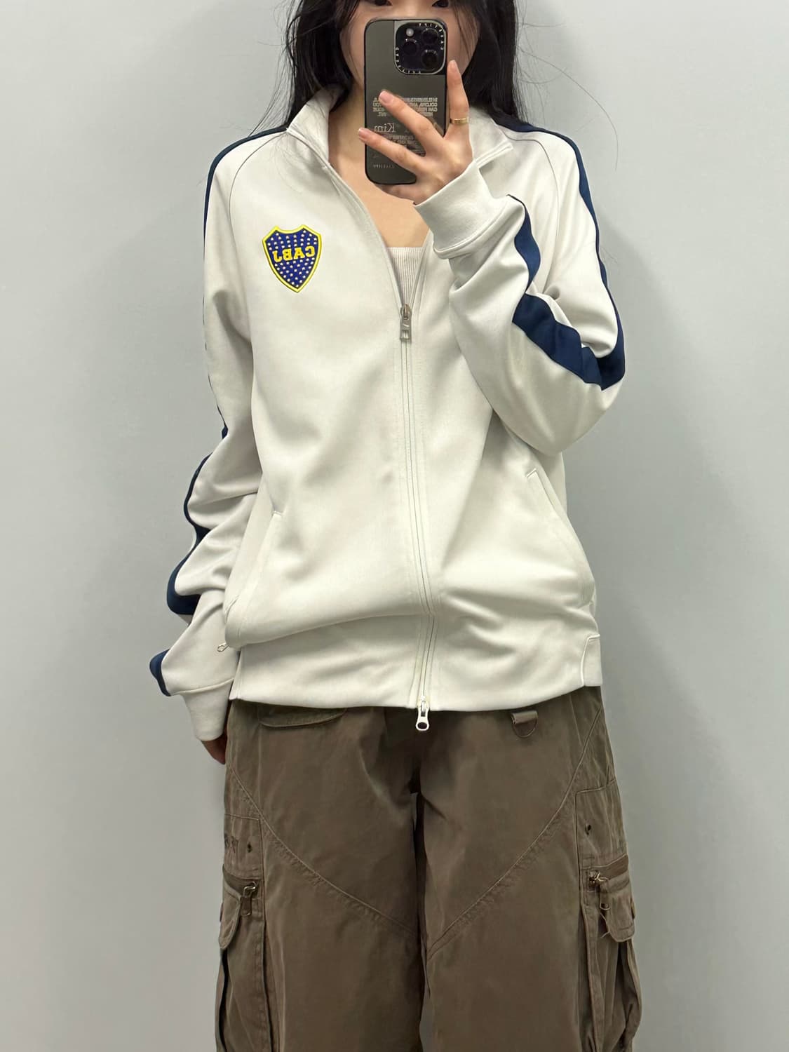 나이키 보카주니어스 화이트 트랙 져지 상품이미지1