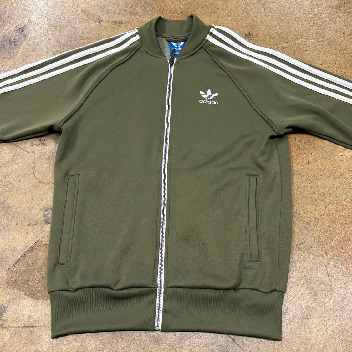 아디다스 카키 슈퍼스타 져지 트랙탑 95 상품이미지3