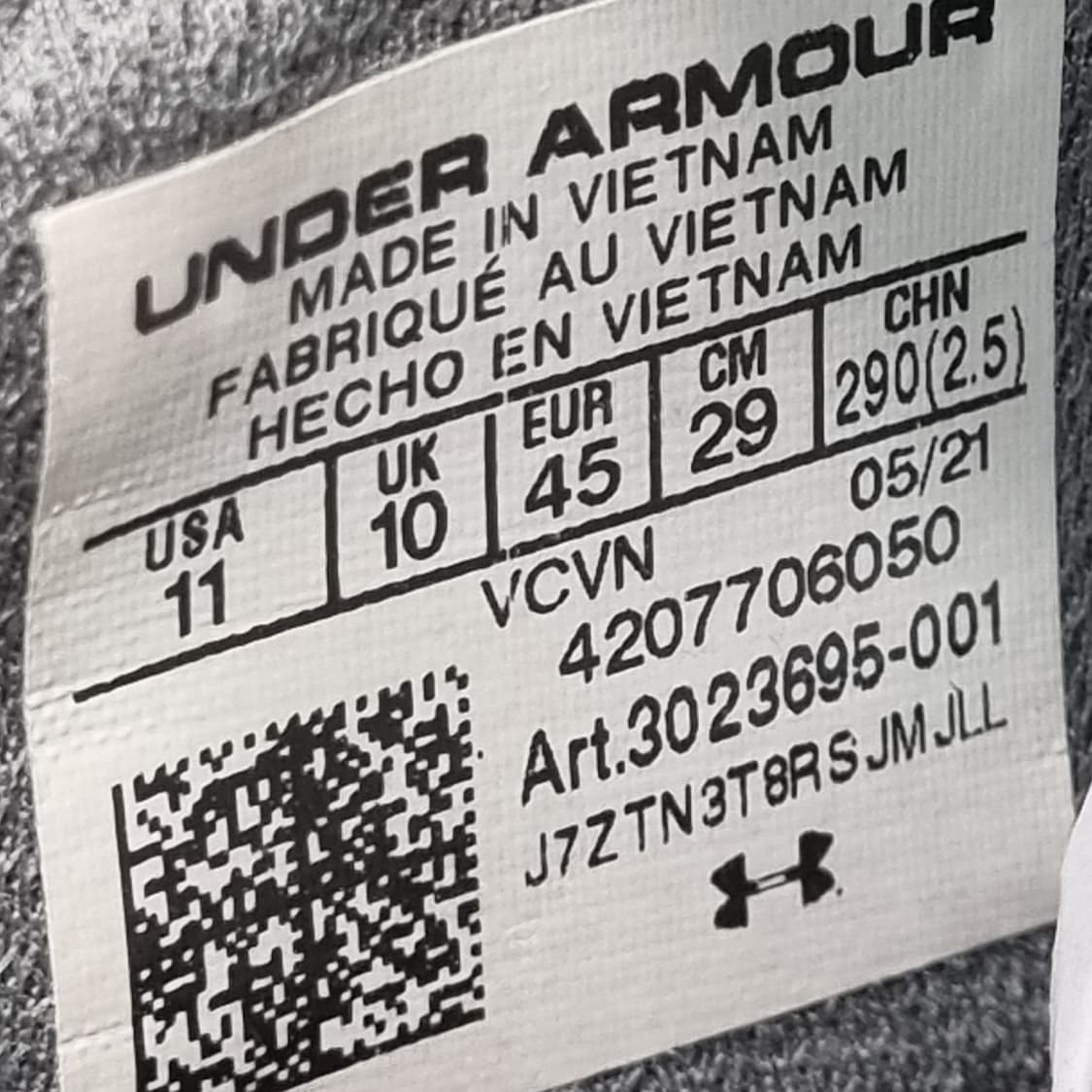 언더아머 프로젝트락4 남성운동화290 상품이미지6