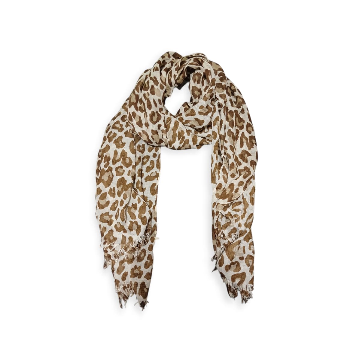 갸루 모카 호피 스카프 상품이미지1