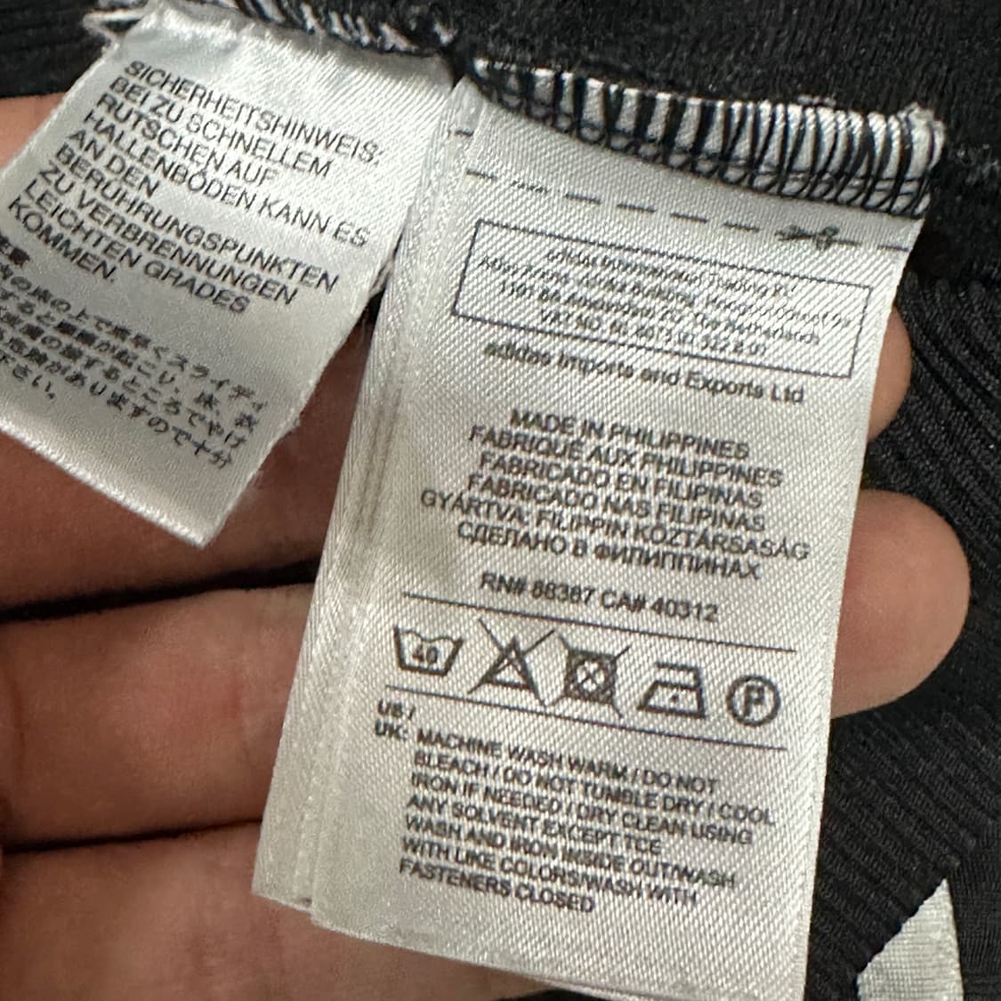 아디다스 파이어버드 블랙 해외판 트랙탑 s 상품이미지3