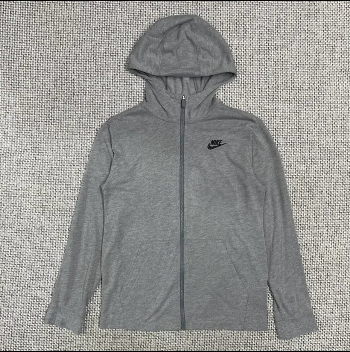 나이키 키즈 그레이 후드집업 75(L) 상품이미지1