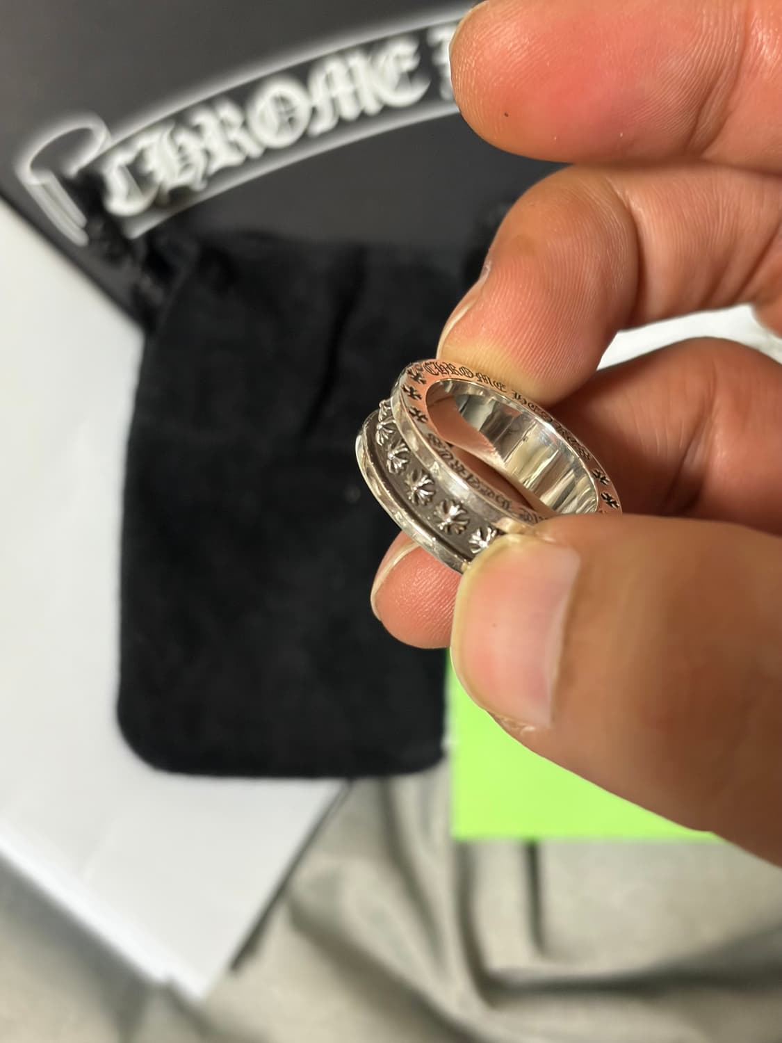 크롬하츠 미니플러스링 us9 상품이미지3