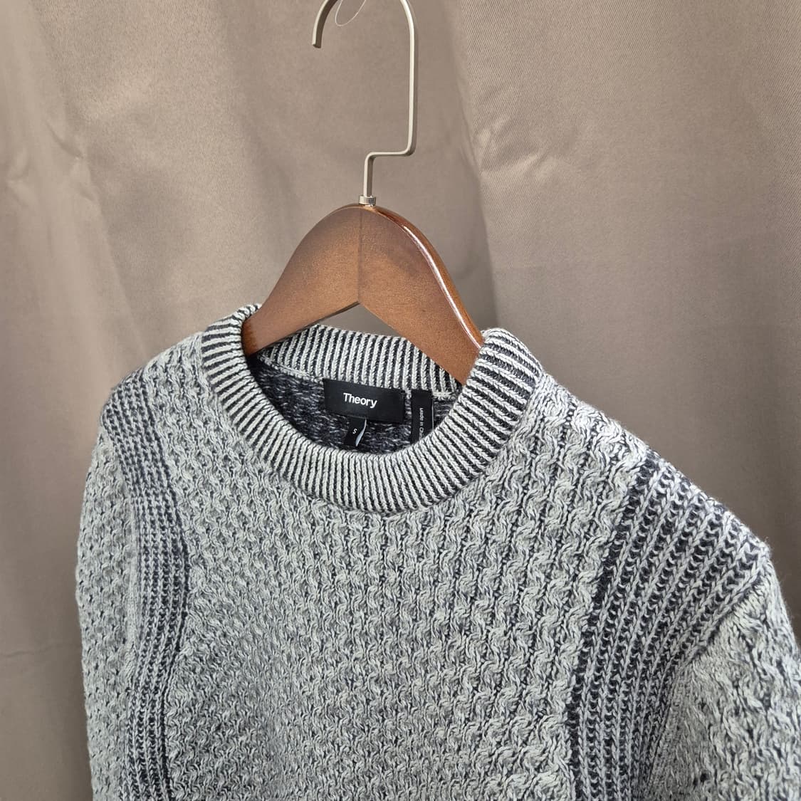 띠어리 그레이 니트 S 상품이미지2