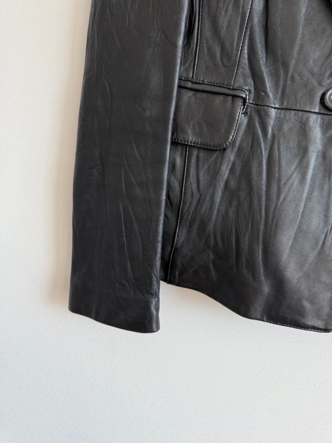 Pre owned 램스킨 레더자켓 상품이미지3