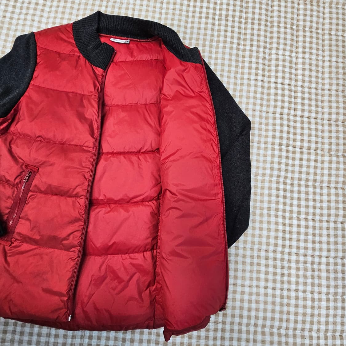 아디다스 골프 니트소매 경량패딩 남자100 상품이미지5