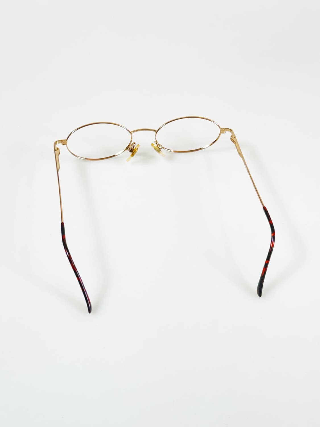 Zephyr 골드 슬림 오벌 메탈 프레임 빈티지 안경 상품이미지5