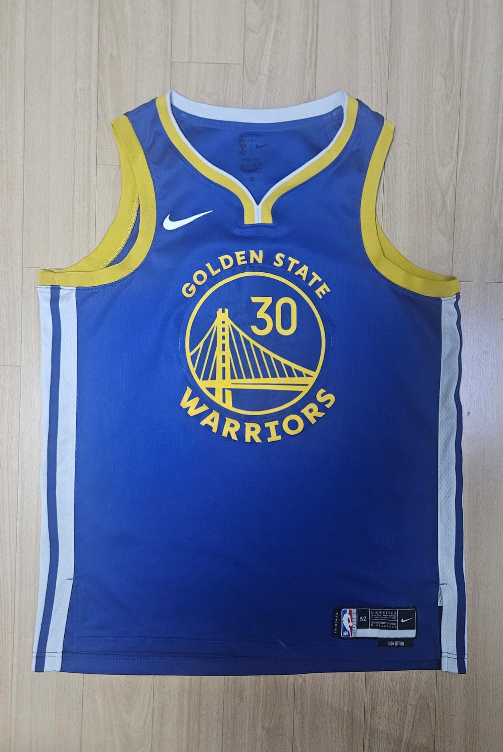 정품 골든스테이트 스테픈 커리 NBA 져지 XL 상품이미지2