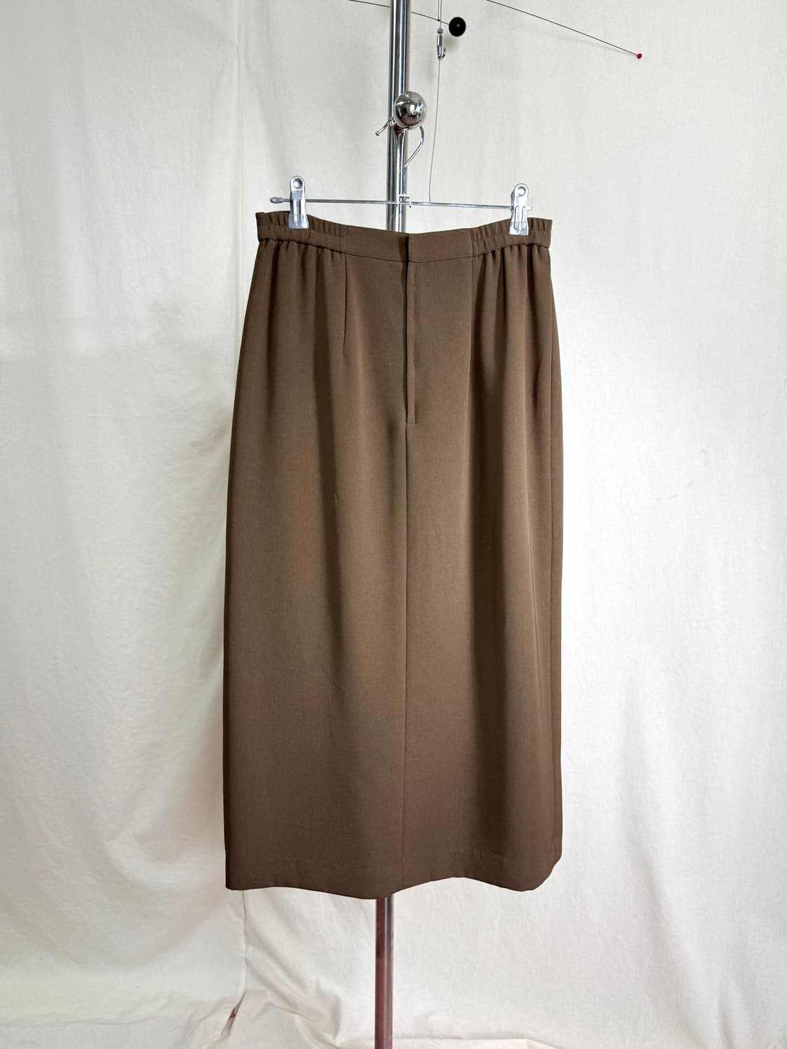 버튼 스트라이프 스커트 상품이미지4