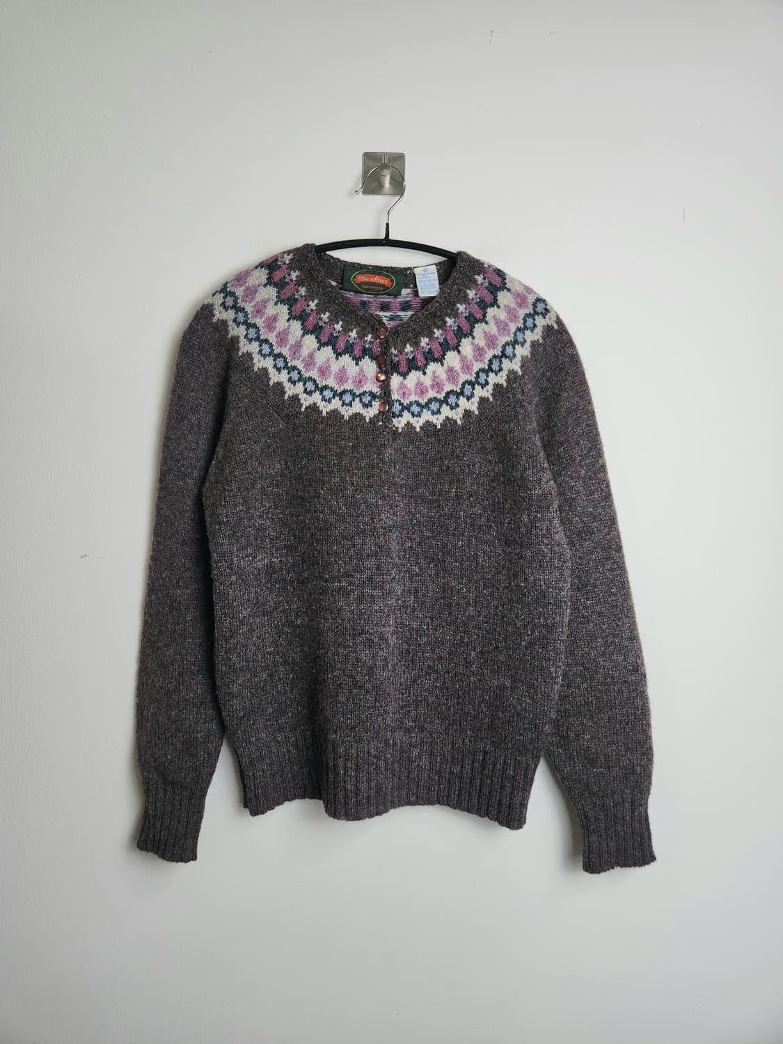 패턴 울 니트 상품이미지5