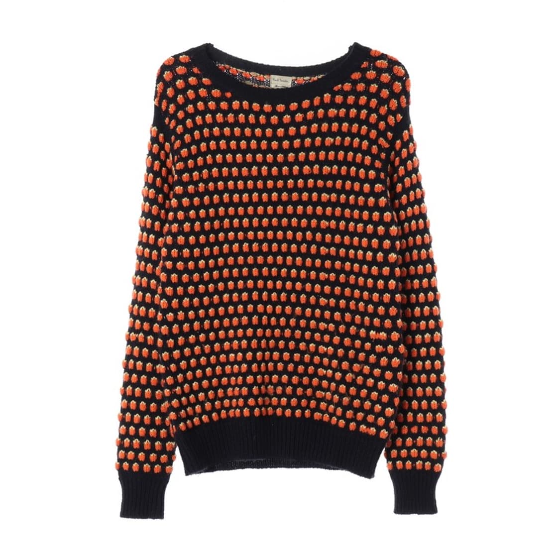 폴스미스 벨기에산 코튼 실크 팝콘 니트 스웨터 상품이미지1