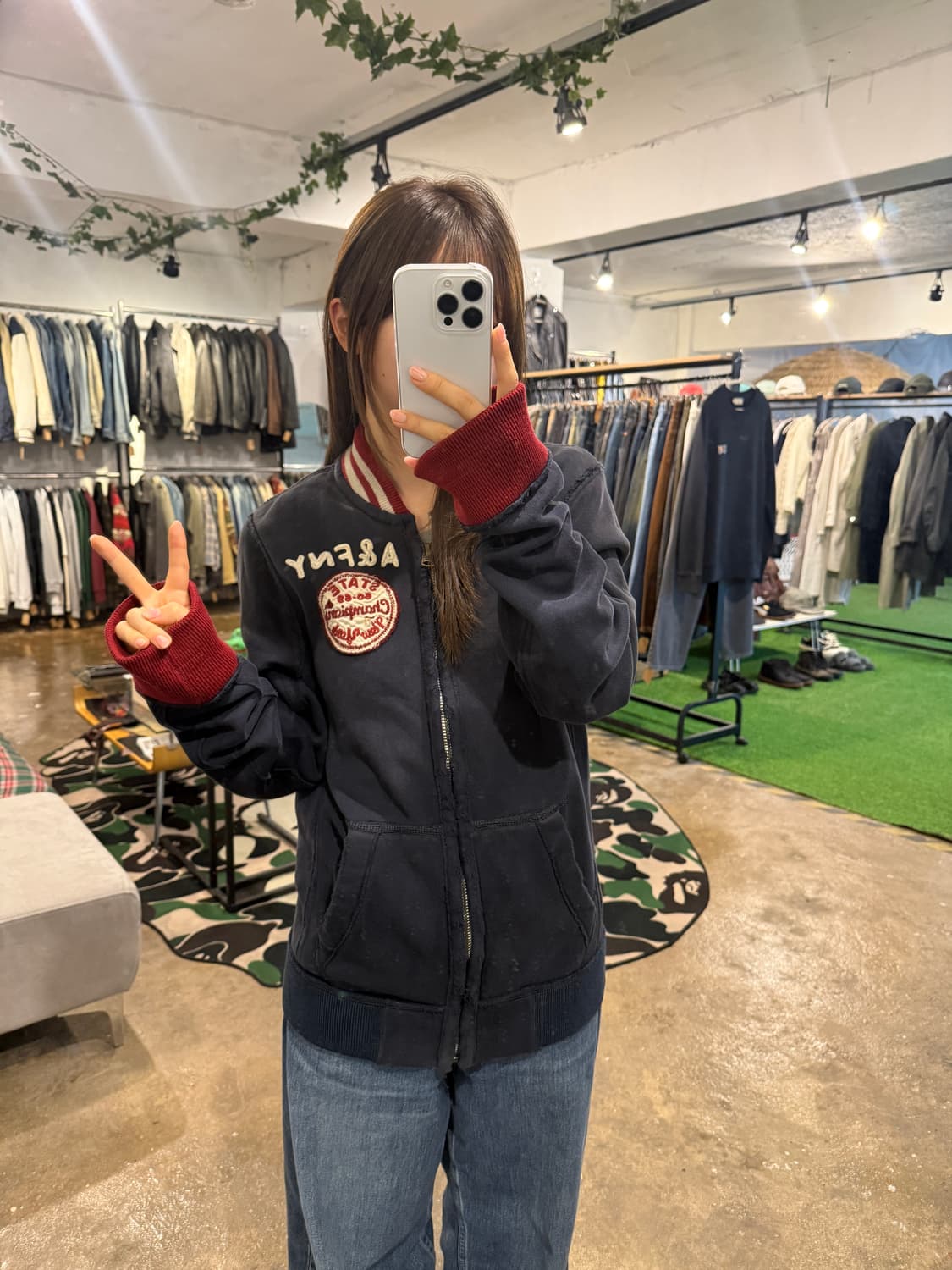 아베크롬비 패치 코튼 집업 자켓 상품이미지5