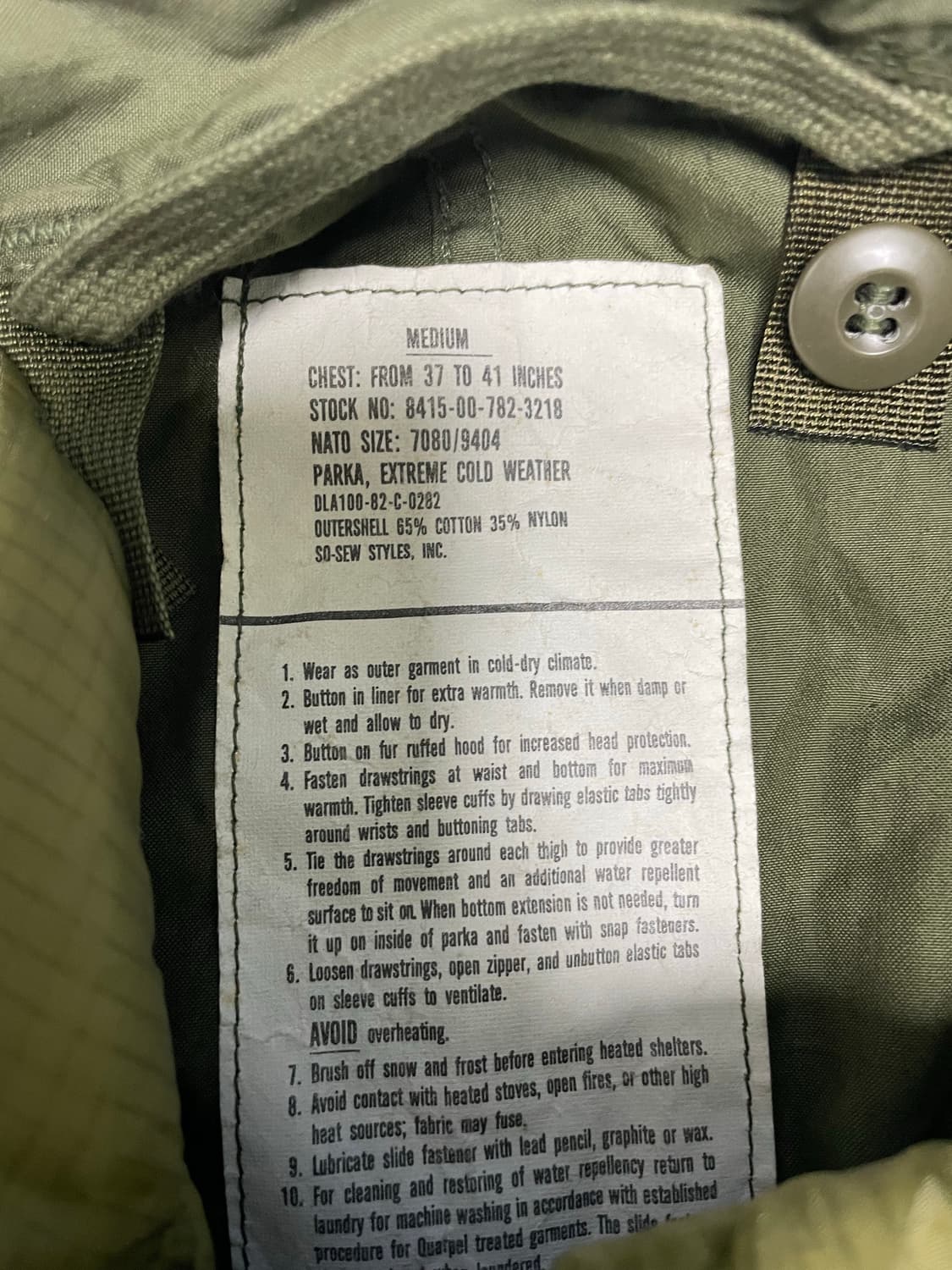 m65 피쉬테일 og 개파카 미디움 세트 상품이미지2