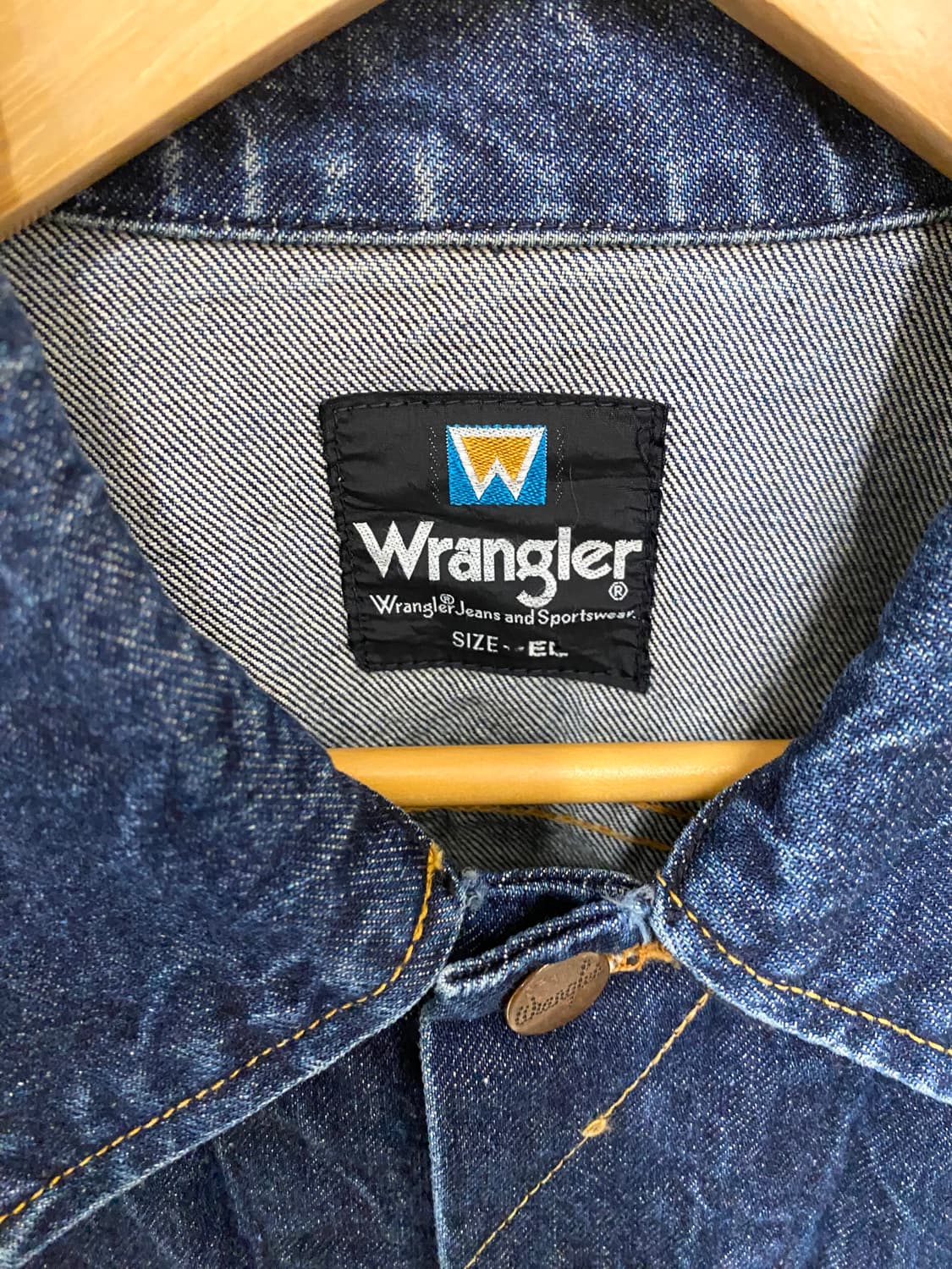 90's WRANGLER 124mj denim jacket 랭글러 데님 상품이미지5