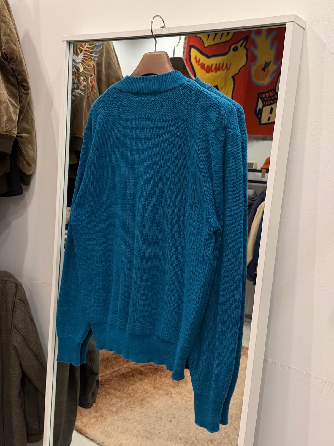 90s Oshkosh 오시코시 5버튼 코만도 헨리넥 니트 스웨터 상품이미지6