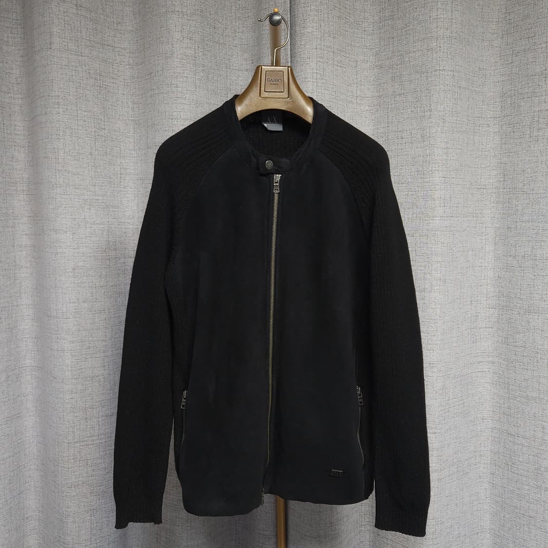 L ) 알마니 익스체인지 남성 스웨이드 니트 상품이미지3