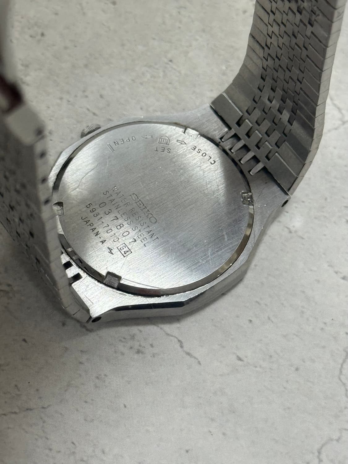 80s 빈티지 세이코 옥타곤 쿼츠 상품이미지8