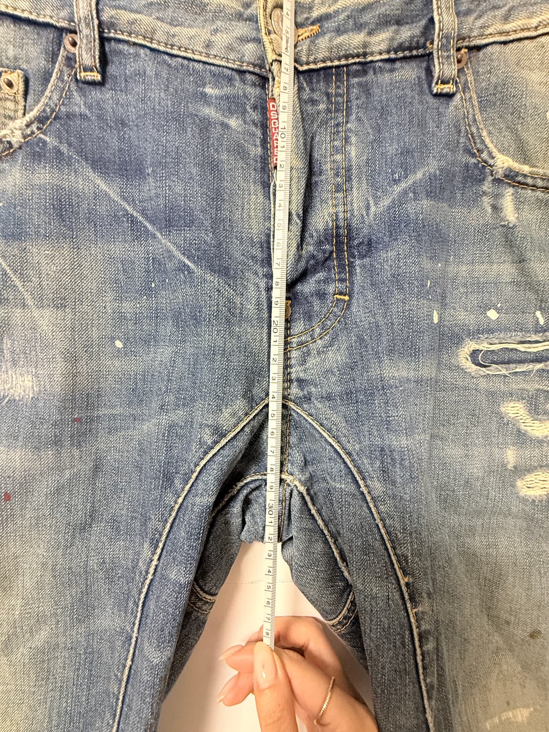 💙 DSQUARED2 디스퀘어드2 DSQUARED2 페인트 워싱 디스트 상품이미지8