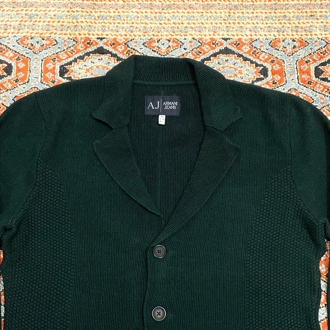 아르마니진스 딥그린 코튼 블레이저 여성XL 상품이미지2