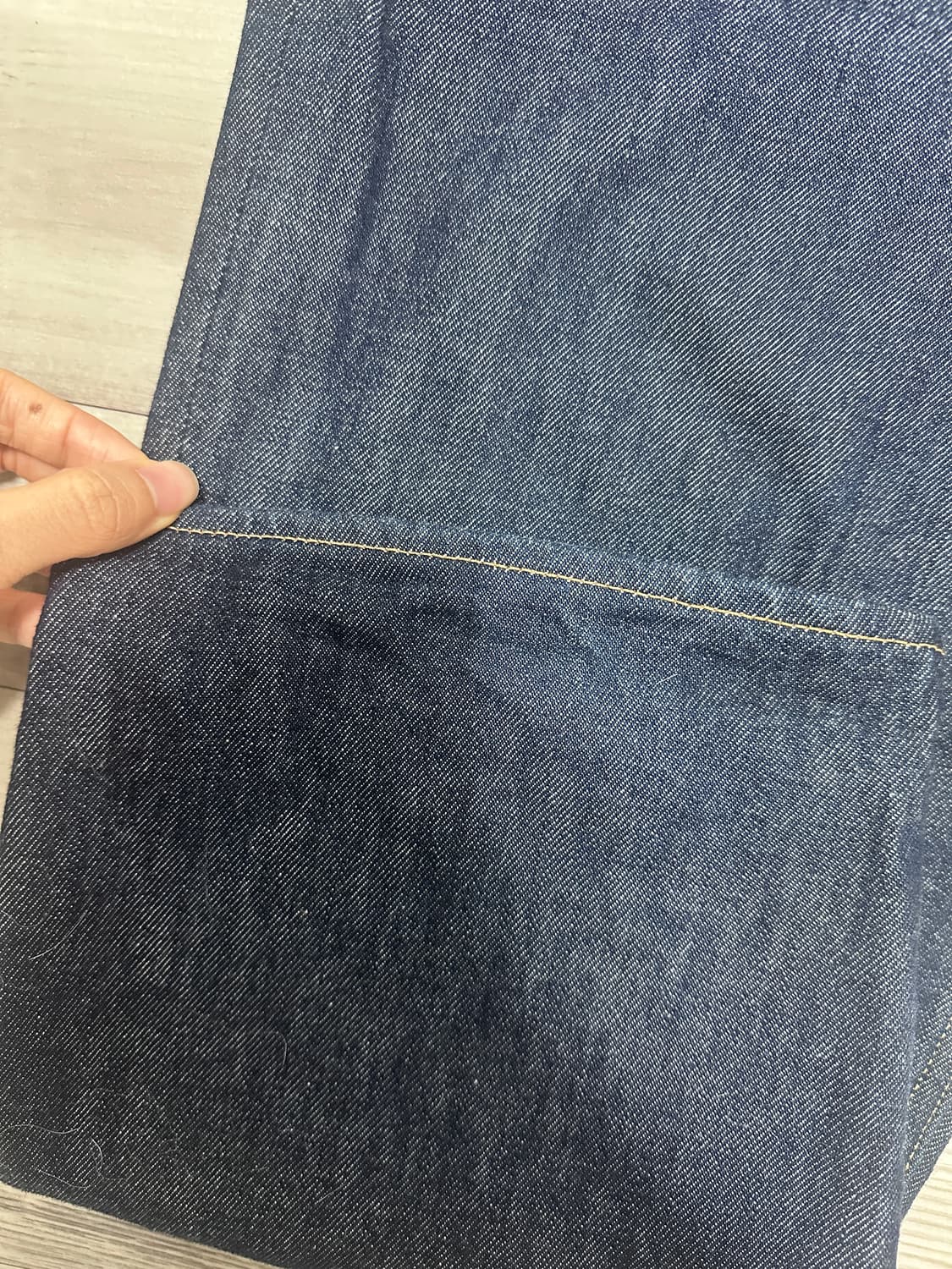 (30) 오라리 하드 트위스트 와이드 데님 팬츠 A00P03DM 상품이미지3